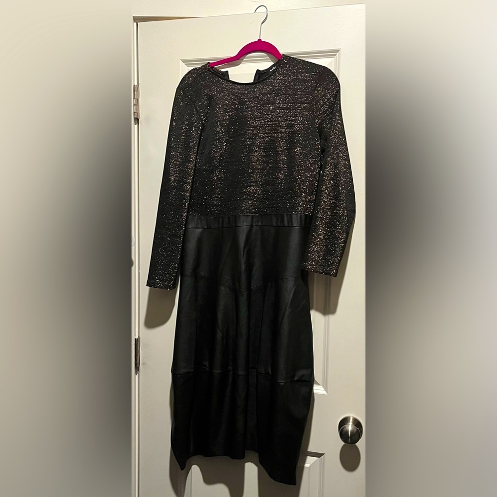 Sparkly Leather Dress